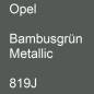 Preview: Opel, Bambusgrün Metallic, 819J.